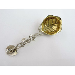 cast charles george fox silver caddy spoon