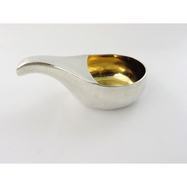 colonial silver pap boat by george gordon of madras