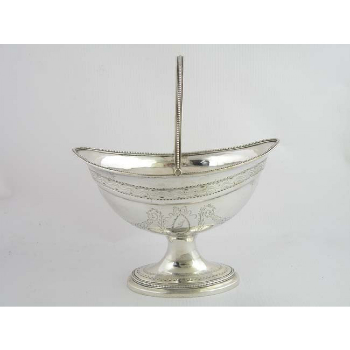 Irish Silver Sweet Basket, Dublin 1791 » Antique Silver Spoons