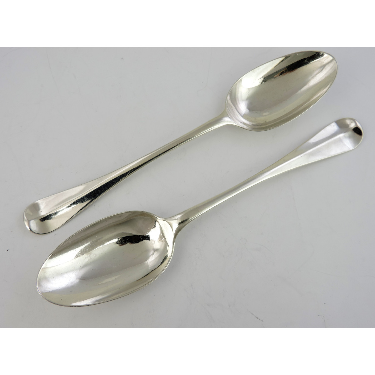 Pair George II Table Spoons, 1738 » Antique Silver Spoons