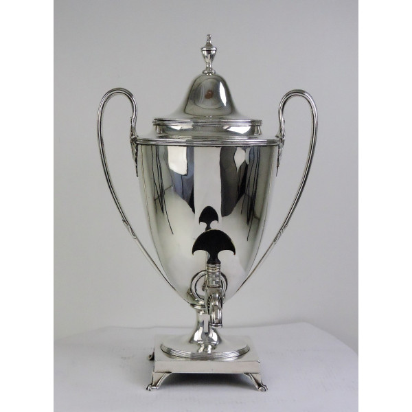 Georgian Silver Tea Urn, 1791 by Henry Chawner