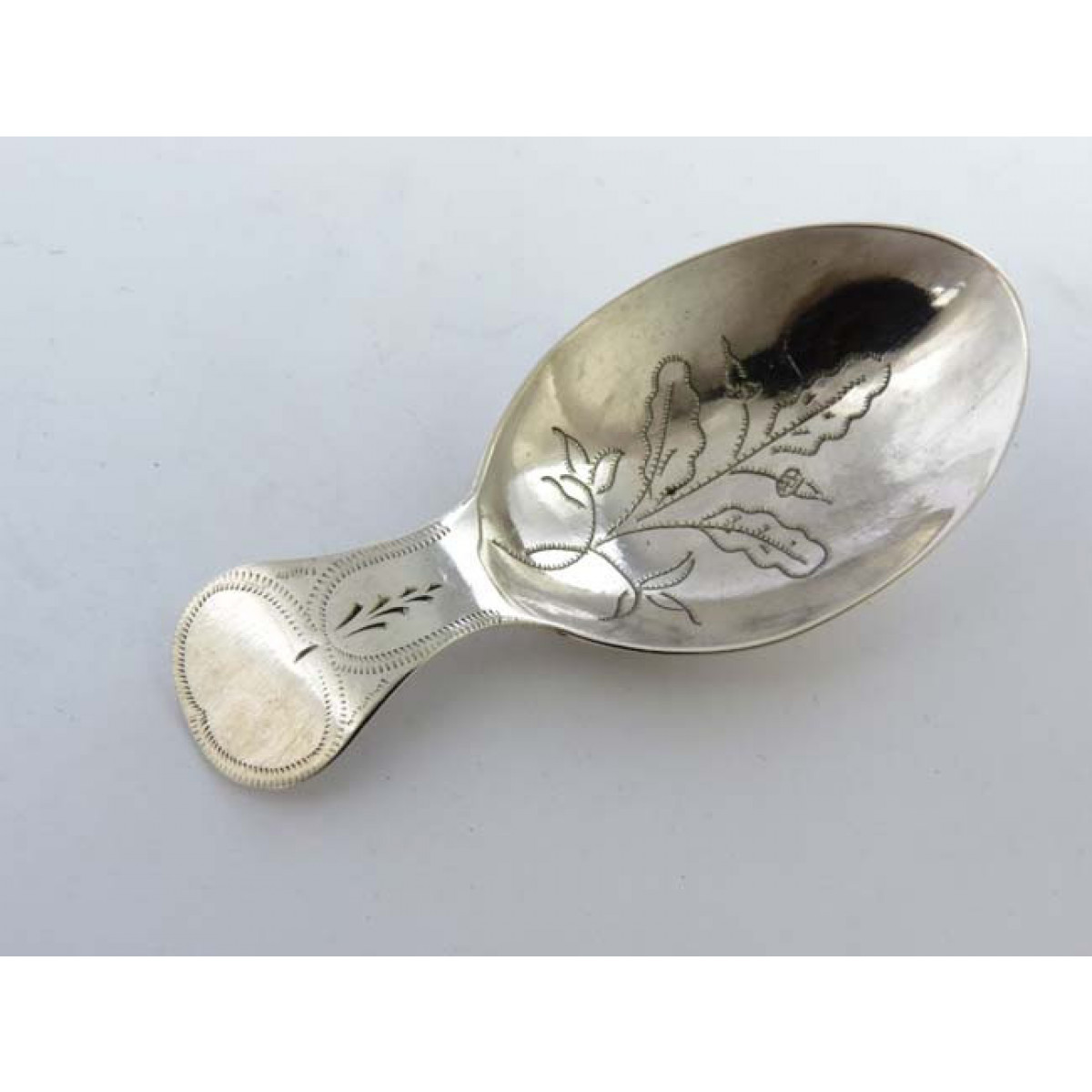 Plymouth Silver Caddy Spoon, 1805 » Antique Silver Spoons