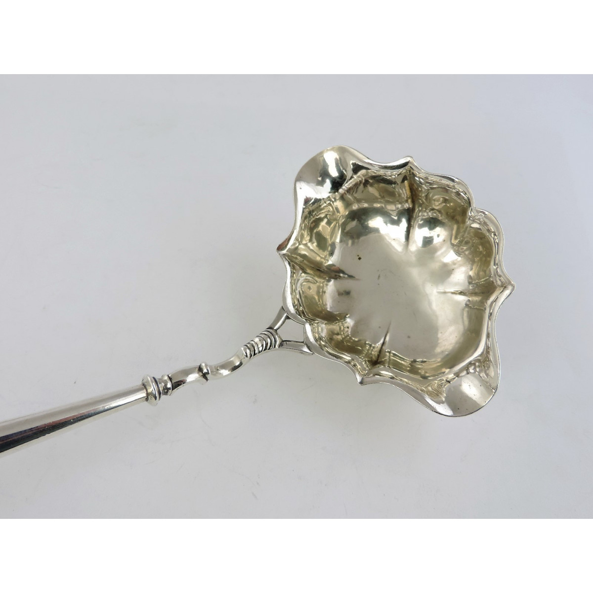 18" Punch Ladle, 1760 » Antique Silver Spoons