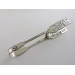 fiddle thread husk silver asparagus tongs by mary chawner