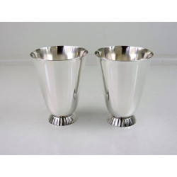 georg jensen sterling silver vases bernadotte