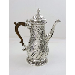 georgian silver coffee pot by francis crump 1