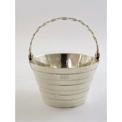 georgian silver cream pail edward aldridge 1749