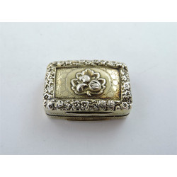 georgian silver gilt vinaigrette by john bettridge