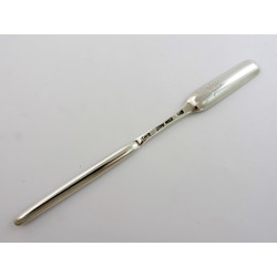 georgian silver marrow scoop london 1719