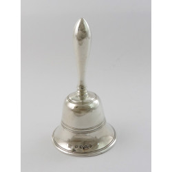 georgian silver table bell london 1805 by peter wm bateman