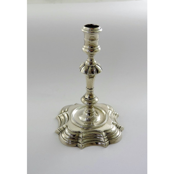 georgian silver taperstick london 1740 james gould