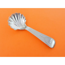 georgian silver tea caddy spoon newcastle by thomas watson