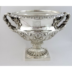 georgian silver warwick vase london 1828 by barnards