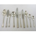 hallmarked solid silver harley pattern cutlery service sheffield