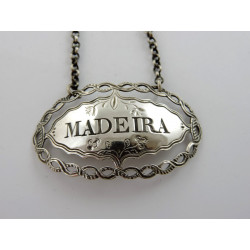 hester bateman madeira silver wine label georgian