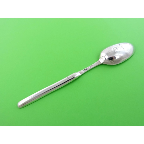 irish silver marrow spoon scoop dublin 1750