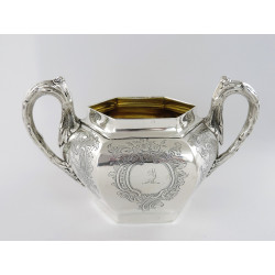 irish silver sugar bowl 1