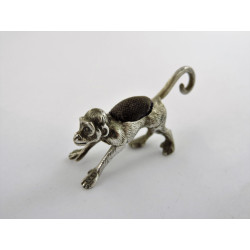 novelty silver monkey pin cushion by levi salaman
