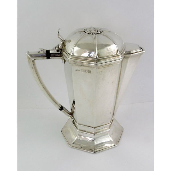 omar ramsden and alwyn carr silver flagon london 1908