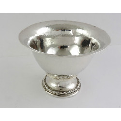 omar ramsden art crafts solid silver dish london 1933