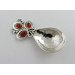 omar ramsden silver tea caddy spoon london 1929