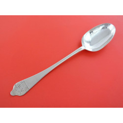 queen anne silver dog nose serving spoon london 1706 by thomas burridge
