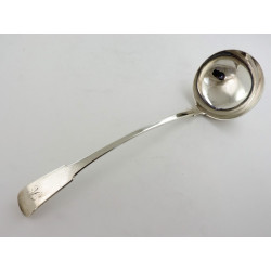 scottish silver soup ladle dumfries 1820 by david gray