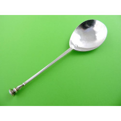 silver seal top spoon london 1633 by richard crosse