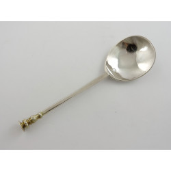 silver seal top spoon london 1639 by thomas hodges