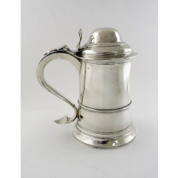 silver tankard by langlands robertson of newcastle