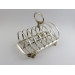 silver toast rack york 1843 by barber north