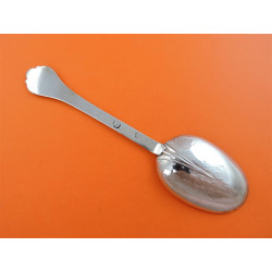 william mary silver lace back trefid spoon london 1692 stephen coleman