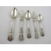 queen s pattern canteen of silver cutlery